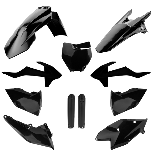 Polisport - Polisport MX Complete Kit - Black - 91454