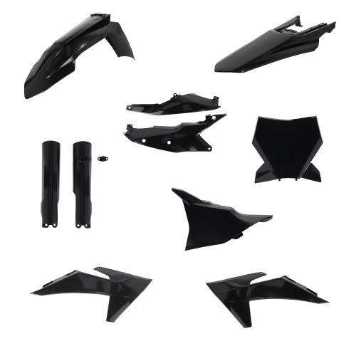 Acerbis - Acerbis Full Plastic Kit - Black - 2986510001