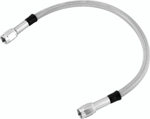 Twin Power - Twin Power Stainless Steel Clear-Coated 34in. Universal Brake Hose - 035934