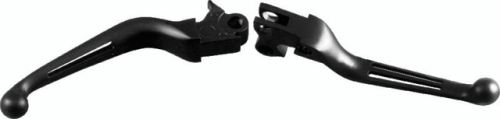 Bikers Choice - Bikers Choice Slotted Lever Set with Cable Clutch - Black - 482861
