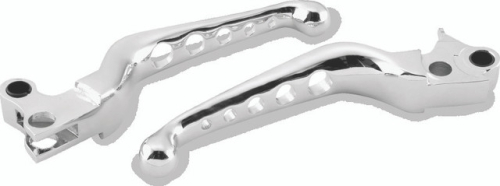 Bikers Choice - Bikers Choice O Series Holed Lever Set Cable Clutch Only - Chrome - 482714
