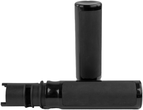 Bikers Choice - Bikers Choice Touring Billet Cushioned Grips - Black - 485811