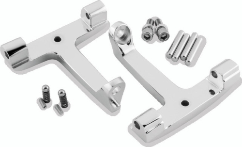 Bikers Choice - Bikers Choice Pasanger Floorboard Bracket - Chrome - 488720