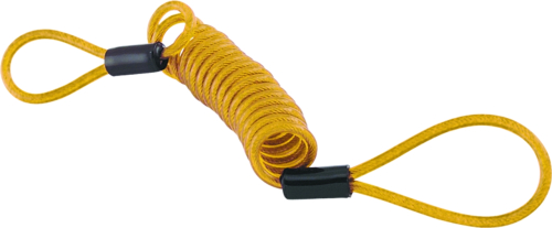 BikeMaster - BikeMaster Bully Lock Reminder Cable 4in. - Yellow - 132202