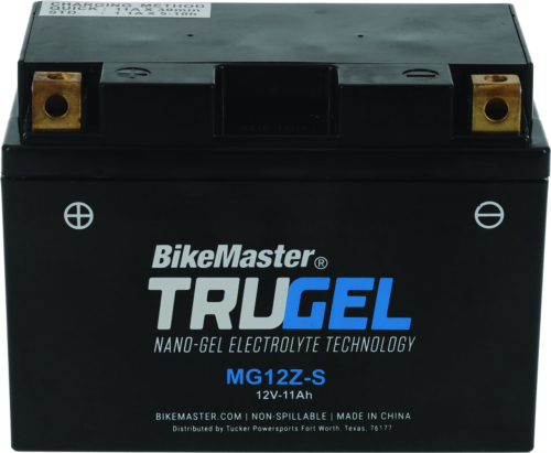 BikeMaster - BikeMaster TruGel Battery - MG12Z-S - 780509