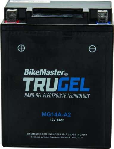 BikeMaster - BikeMaster TruGel Battery - MG14A-A2 - 780511