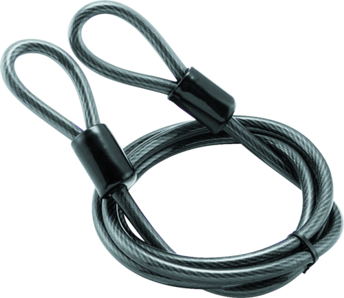 BikeMaster - BikeMaster Bully Lock Cable with Double Loops - 10mm - 132203