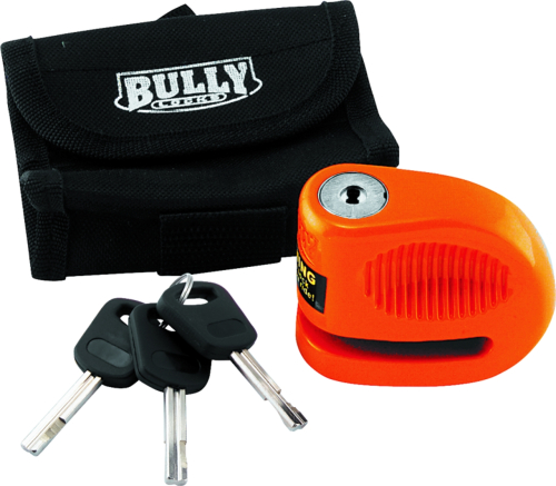 BikeMaster - BikeMaster Bully Lock Disc Lock with Pouch - Orange - 5.5mm - 132222