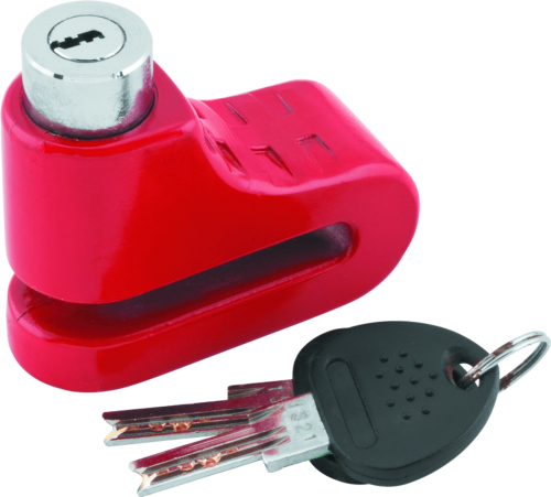 BikeMaster - BikeMaster Bully Lock Disc Lock 5.5mm - Red - 132246