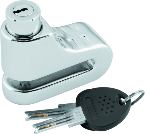 BikeMaster - BikeMaster Bully Lock Disc Lock 5.5mm - Chrome - 132248
