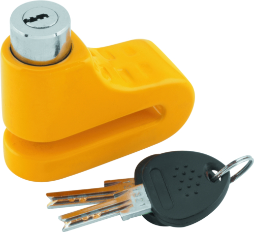BikeMaster - BikeMaster Bully Lock Disc Lock 5.5mm - Yellow - 132247