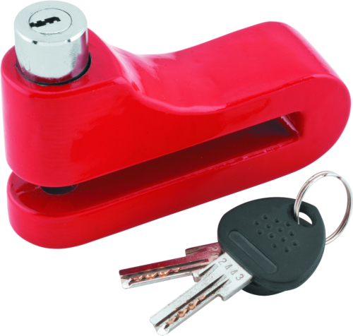 BikeMaster - BikeMaster Bully Lock Disc Lock 10mm - Red - 132249