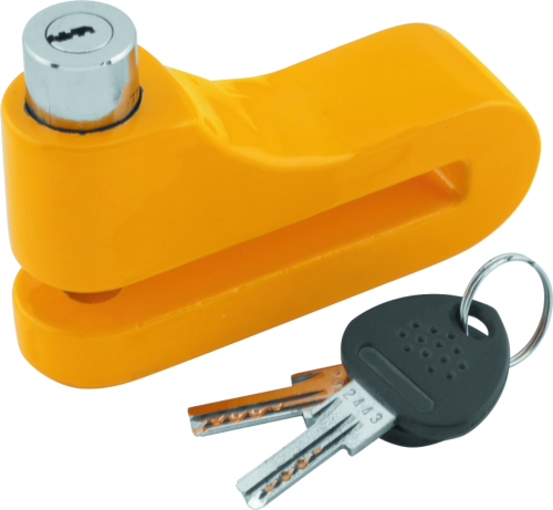 BikeMaster - BikeMaster Bully Lock Disc Lock 10mm - Yellow - 132250