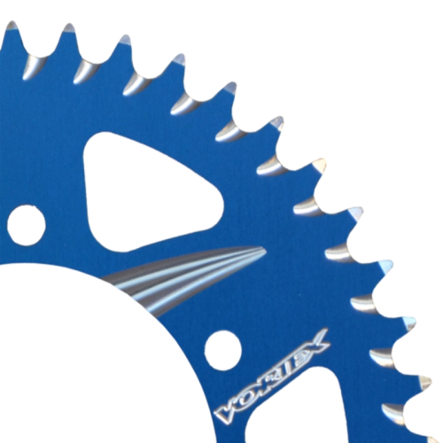 Vortex - Vortex Aluminum Rear Sprocket - Blue - - 215ZB-44
