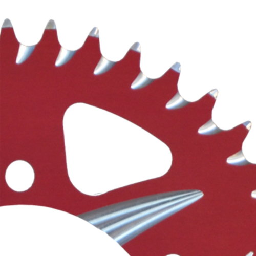 Vortex - Vortex Aluminum Rear Sprocket - Red - 41T - 215ZR-41