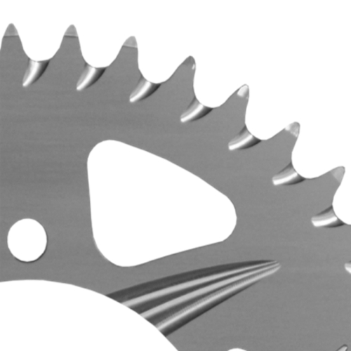Vortex - Vortex Aluminum Rear Sprocket - Silver - - 225C-38