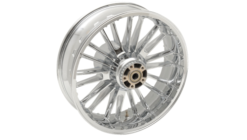 Coastal Moto - Coastal Moto Precision Cast Atlantic 3D Rear Wheel - 18in.x5.5in. - Chrome - 3D-ATL185CHABST
