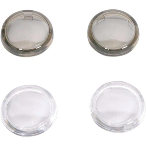 Drag Specialties - Drag Specialties Lens Kit for Mini Deuce Marker Light - Clear/Smoke - 2020-0118