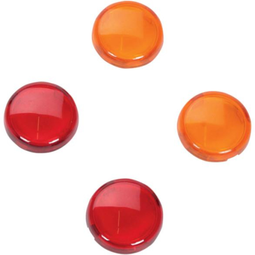Drag Specialties - Drag Specialties Lens Kit for Mini Deuce Marker Light - Amber/Red - 2020-0119
