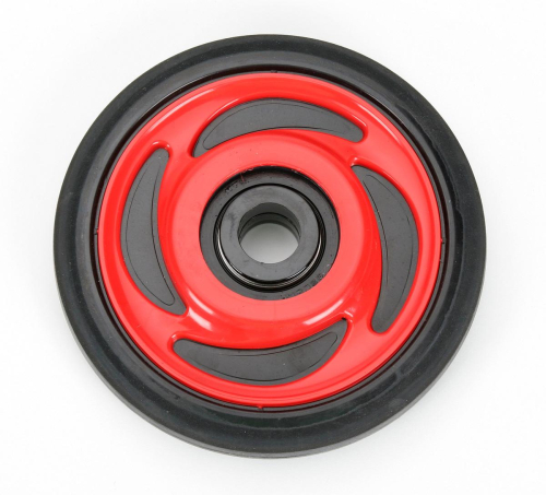 Parts Unlimited - Parts Unlimited Colored Idler Wheel - 6.38in. Thin x 20mm (No Insert) - Indy Red - 4702-0044