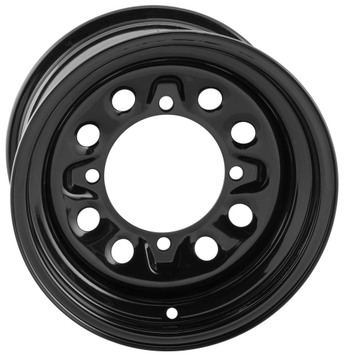 QuadBoss - QuadBoss Steely Wheel - 12x7 - 4+3 - 4/156 - Black - 608490