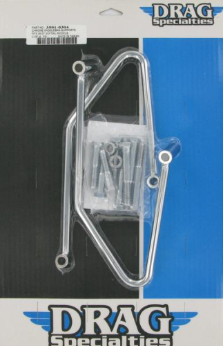 Drag Specialties - Drag Specialties Chrome Saddlebag Support Brackets - 3501-0304