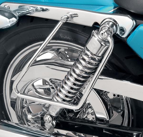 Drag Specialties - Drag Specialties Chrome Saddlebag Support Brackets - 3501-0159