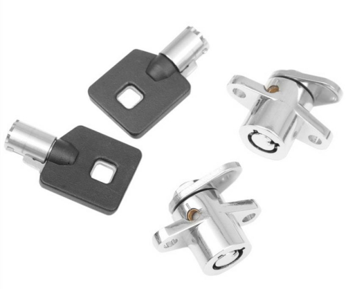 Drag Specialties - Drag Specialties Lock Kit with Keys for Hard Saddlebags - 3501-0867