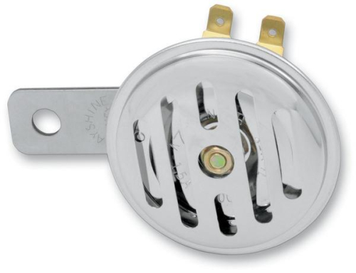 Drag Specialties - Drag Specialties Chrome Mini Horn - 2 1/2in Slotted - 2107-0045