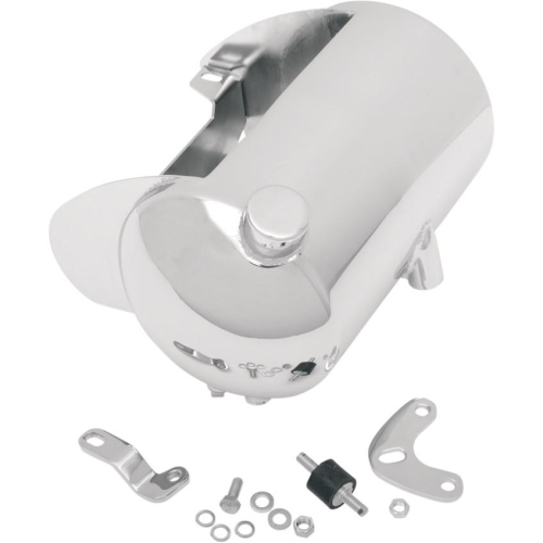 Drag Specialties - Drag Specialties Custom Oil Tank - Domed Side Fill - 0710-0022