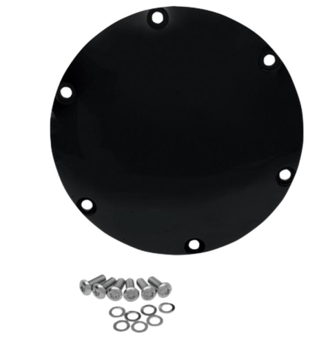 Drag Specialties - Drag Specialties Derby Cover - Satin Black - 1107-0287