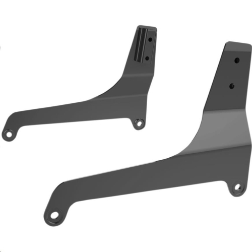 Khrome Werks - Khrome Werks Round Side Plates - Gloss Black - 264870