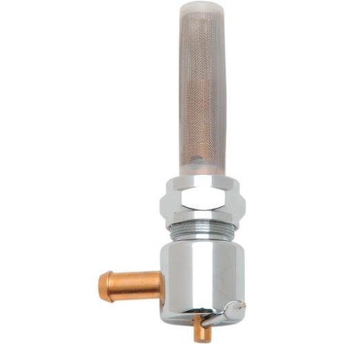 Drag Specialties - Drag Specialties Fuel Petcock - 22mm - Inward Facing - Chrome - 0705-0117