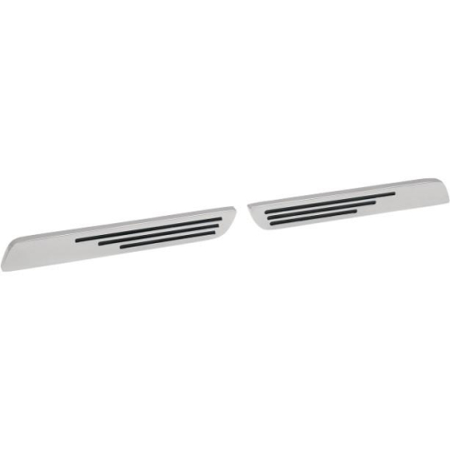Drag Specialties - Drag Specialties Saddlebag Latch Inserts - Ball-Milled Die-Casting - Chrome - 3501-0013