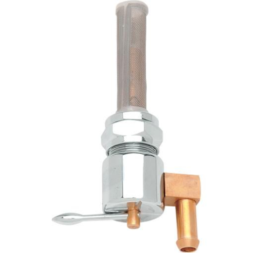 Drag Specialties - Drag Specialties Fuel Petcock - 22mm - Down Facing - Chrome - 0705-0118