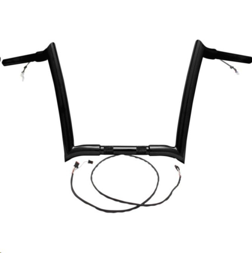 Paul Yaffe Originals - Paul Yaffe Originals 1-1/4in. Pre-Wired Bagger Monkey Bars - 10in. - Gloss Black - H00913-W