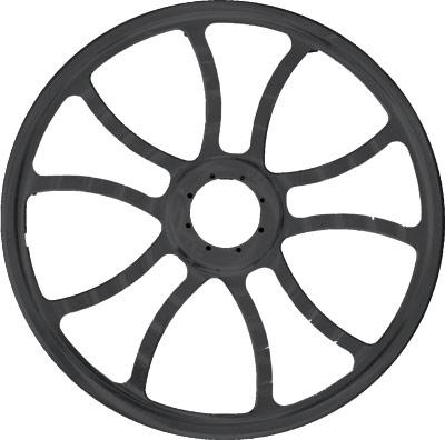 TKI - TKI Billet Wheel- 8in. - Black - 404-4006-02