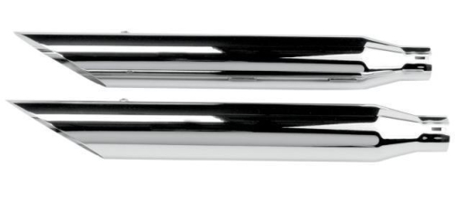 Khrome Werks - Khrome Werks 3in. HP-Plus Slip-On Mufflers - Slash Cut - Chrome - 202310A
