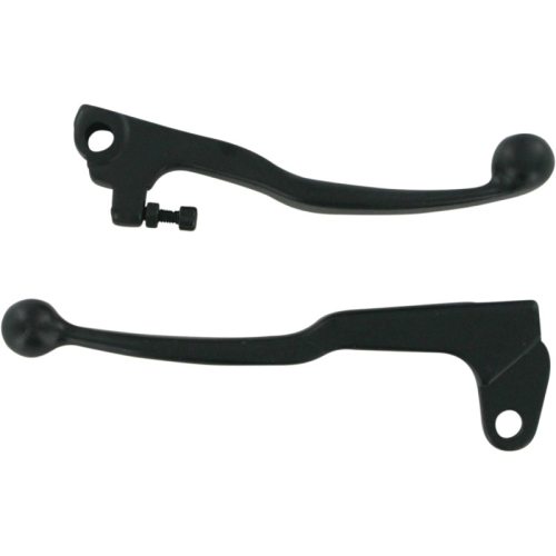 Parts Unlimited - Parts Unlimited Shorty Style Power Brake Lever Set - Black - 44-7107