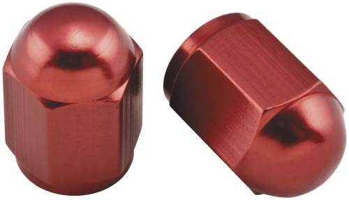 BikeMaster - BikeMaster Aluminum Valve Cap - Red - 151689