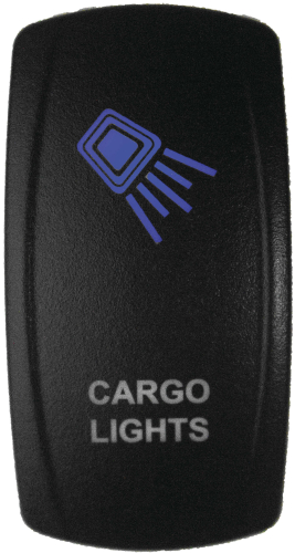 Dragonfire Racing - Dragonfire Racing Laser Etch Dual LED Switch - Cargo Light - Blue - 522620