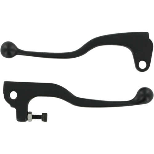 Parts Unlimited - Parts Unlimited Shorty Style Power Brake Lever Set - Black - 44-8107