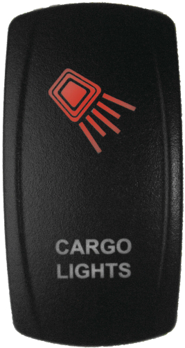 Dragonfire Racing - Dragonfire Racing Laser Etch Dual LED Switch - Cargo Light - Red - 522621