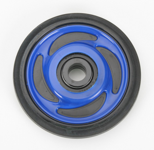 Parts Unlimited - Parts Unlimited Colored Idler Wheel - 5.35in. x .75in. (With Insert) - Indy Blue - 4702-0041