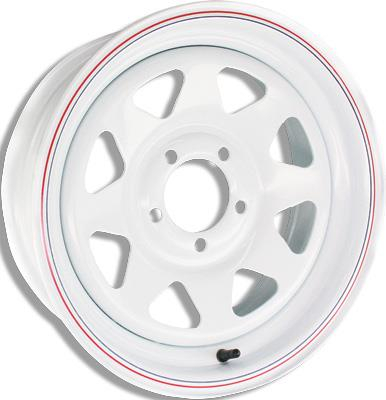 AWC - AWC 8 Spoke Steel Trailer Wheel - 12x4 - 4/4 - 2024040-W
