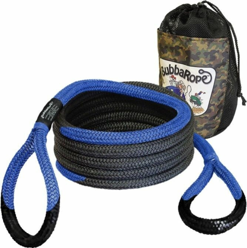 Bubba Rope - Bubba Rope Sidewinder UTV Recovery Rope - Black/Blue - 176653BL