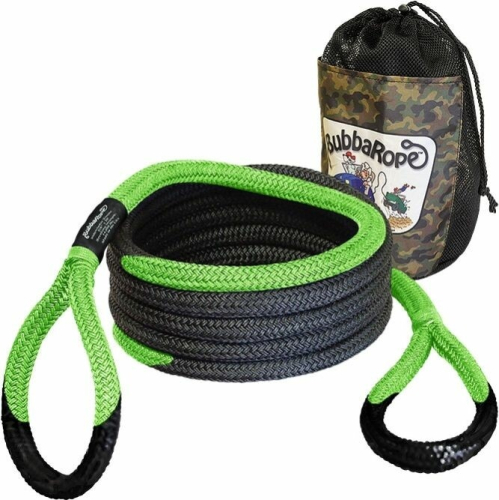 Bubba Rope - Bubba Rope Sidewinder UTV Recovery Rope - Black/Green - 176653GR