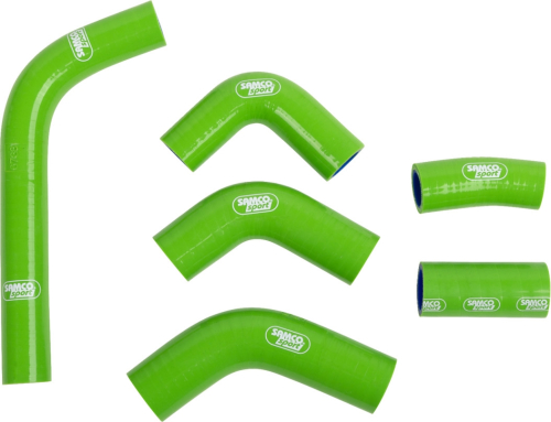 SAMCO Sport - SAMCO Sport Radiator Hose Clamp Kit - Green - KAW-103-GN
