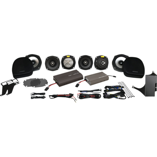 Hogtunes - Hogtunes 425-Watt G2 Ultra 6 Pack Xl Amplifier/Speaker Kit - G2 ULTRA 6 PACK-XL
