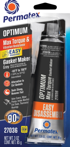 Permatex - Permatex Optimum Grey RTV Silicone - 27036